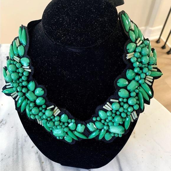 Beautiful Handmade Bead Bib Collar Necklace - Picture 2 of 5